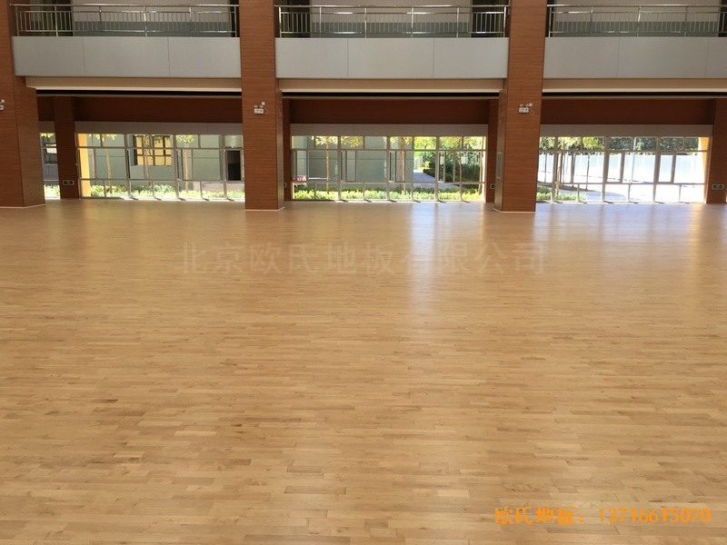 山西晉中榆次區(qū)寇村小學(xué)運(yùn)動(dòng)館體育地板安裝案例0