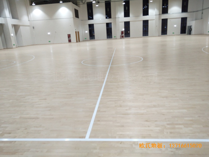 浙江寧波象山分?；@球館體育地板鋪裝案例4