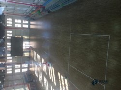 懸浮運動場館木地板施工步驟